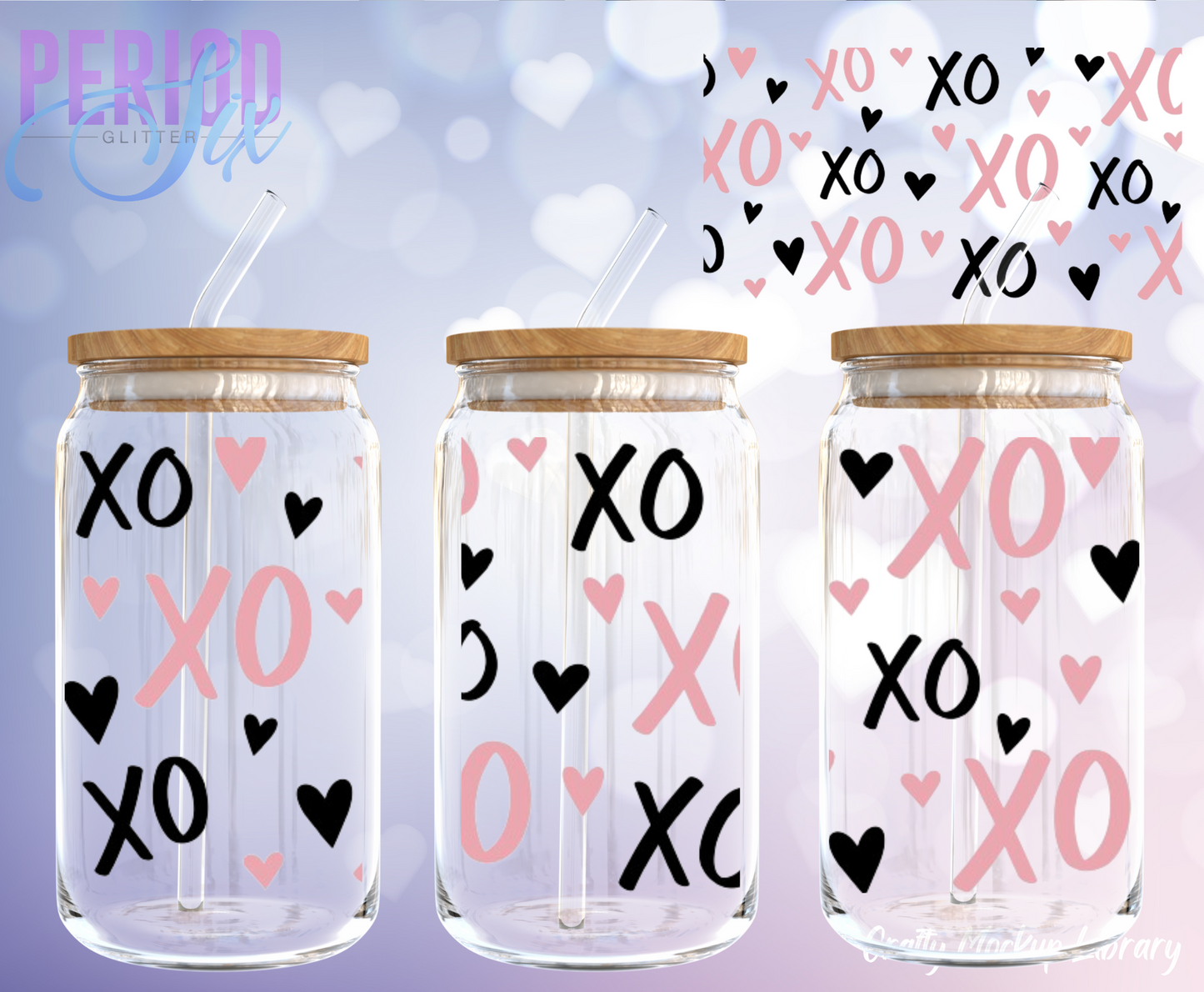 XOXO UV DTF Wrap