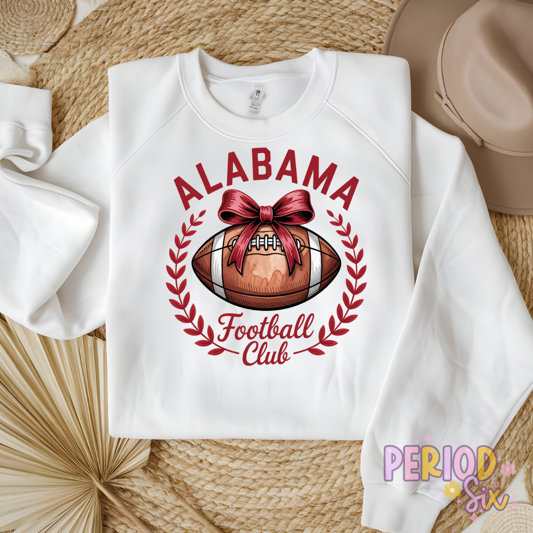 Alabama Football Club Heat Transfer DTF