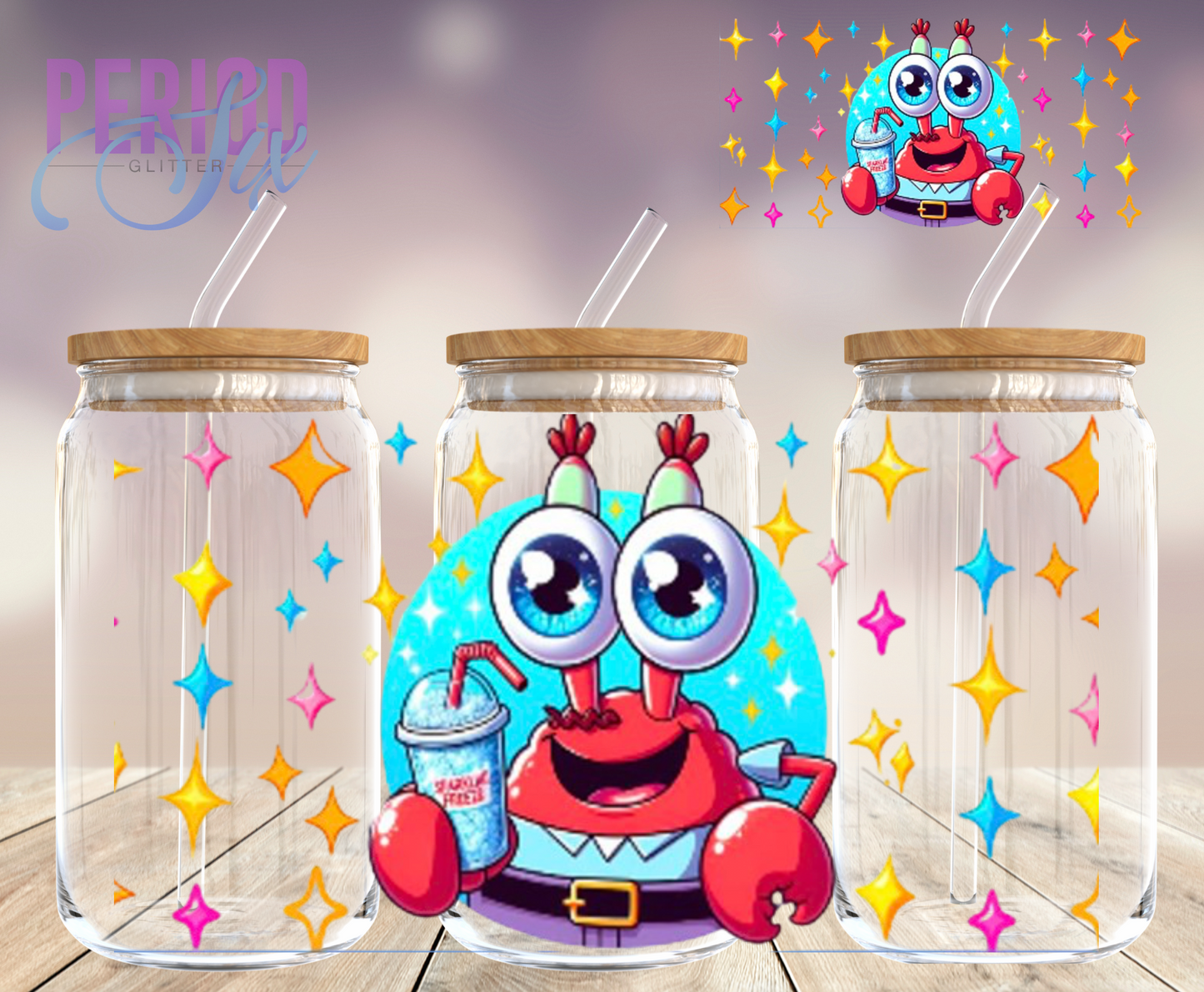 Mr. Krabs UV DTF Wrap