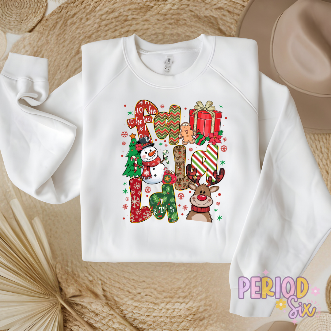 Fa La La Heat Transfer DTF