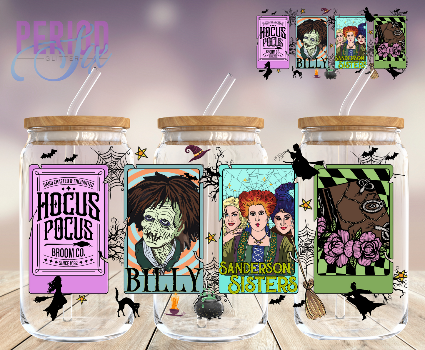 Hocus Pocus 1 UV DTF Wrap