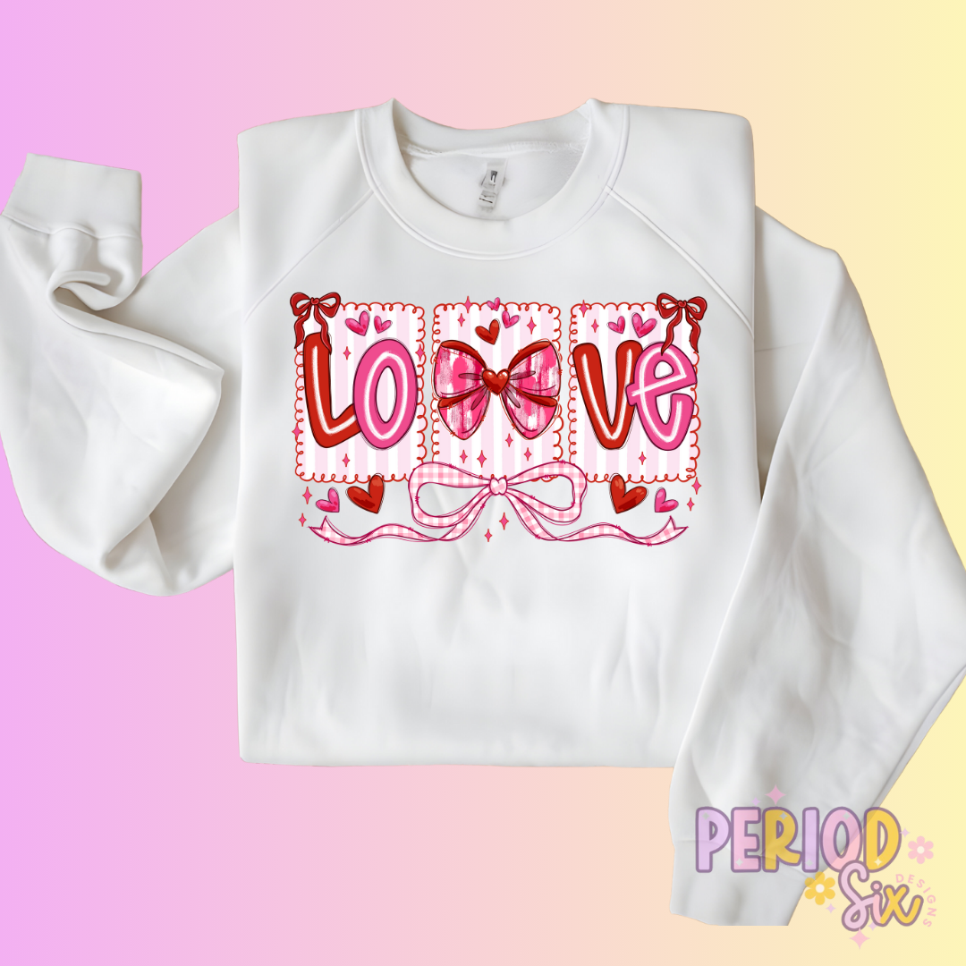 Love Stamps Heat Transfer DTF