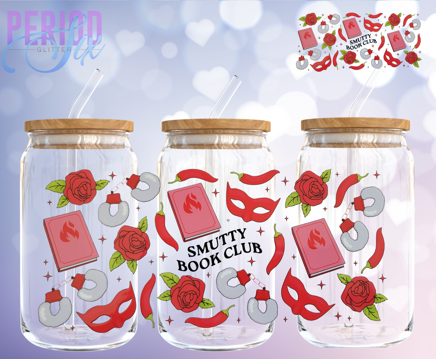 Smutty Book Club UV DTF Wrap