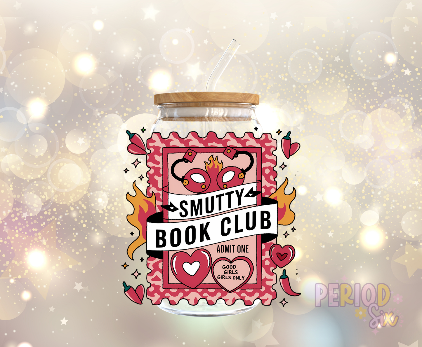 Smutty Cook Club UV DTF Decal