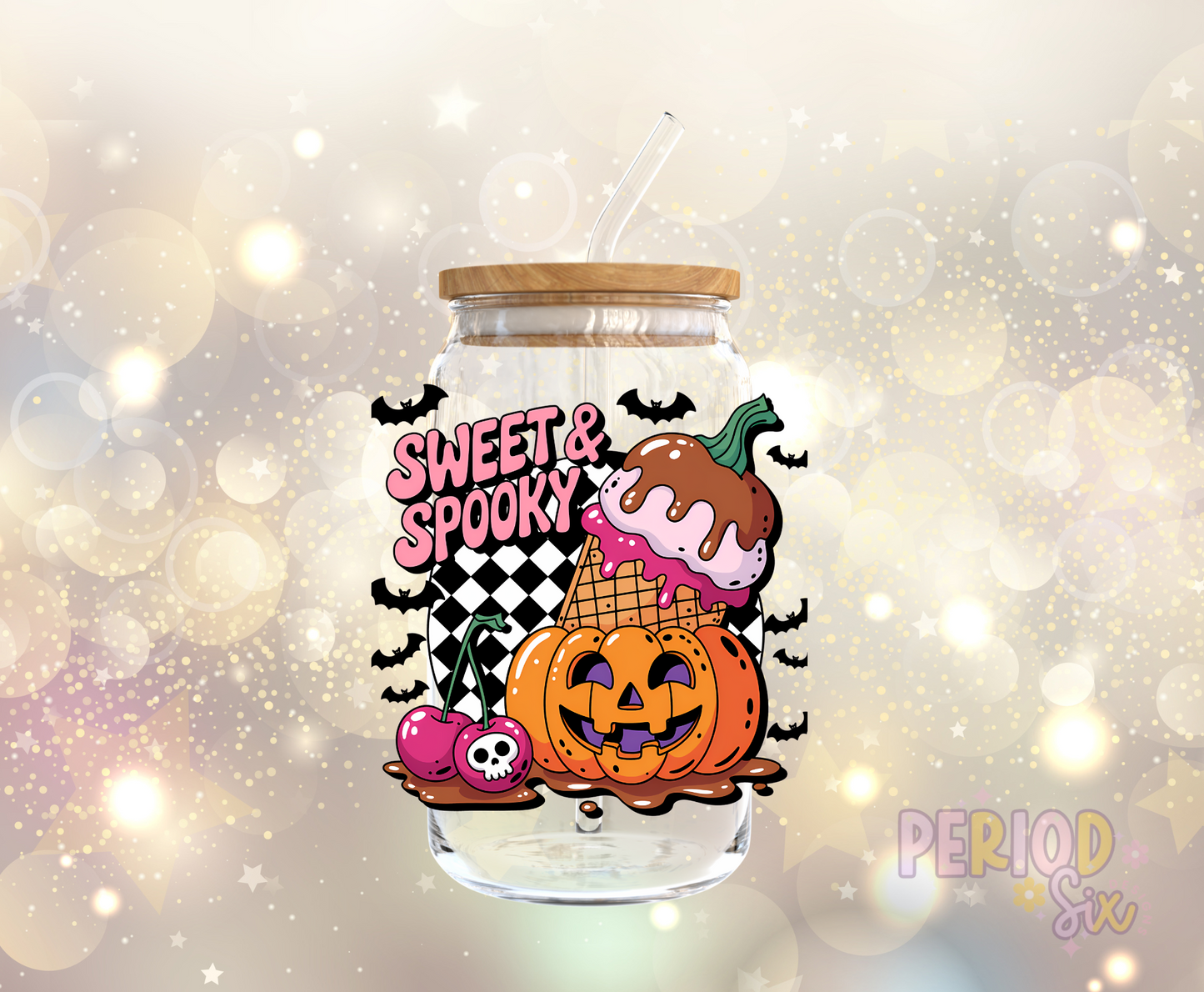 Sweet and Spooky Halloween Treats UV DTF Decal