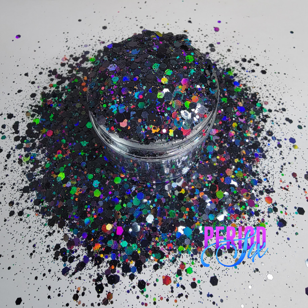 Black to the Future Chunky Holo Glitter