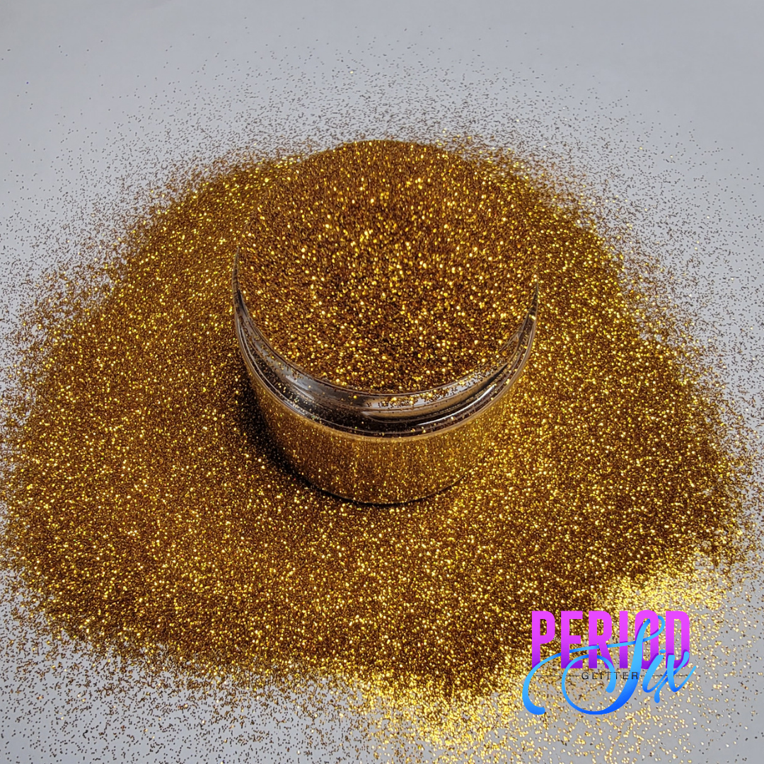 Deep Gold Metallic Glitter