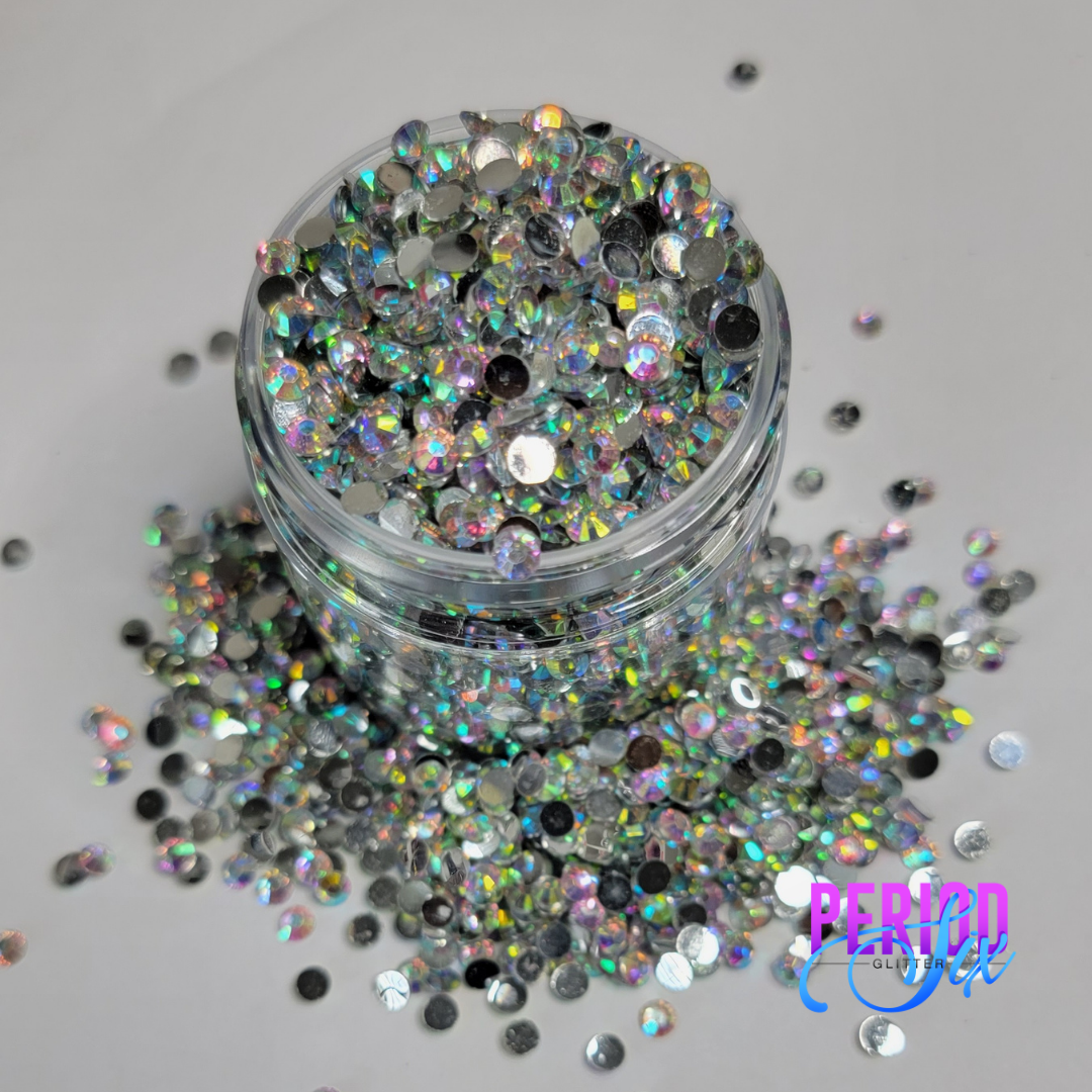 Jewel Crystal AB Resin Rhinestones