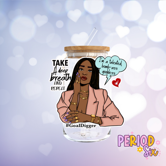 Goal Digger UV DTF Decal