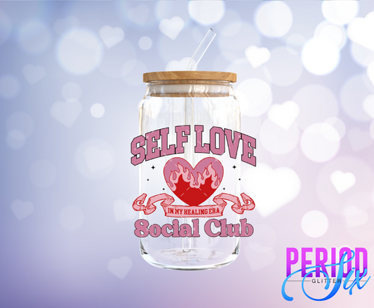 Self Love Social Club UV DTF Decal