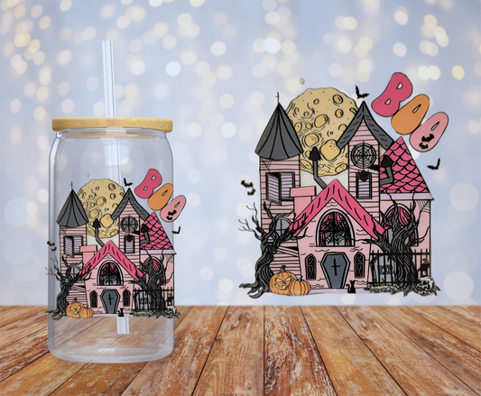 Boo House UV DTF Decal