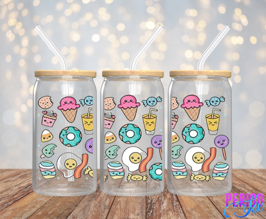 Cartoon Foods UV DTF Wrap