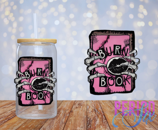 Burn Book UV DTF Decal