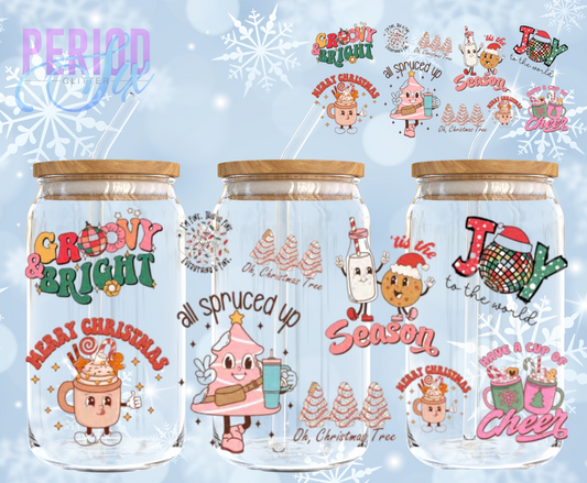 Holiday Retro Junk UV DTF Wrap