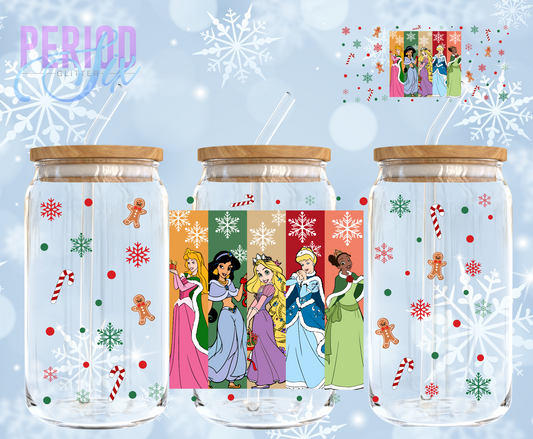 Disney Princess Holiday (5 Block) UV DTF Wrap