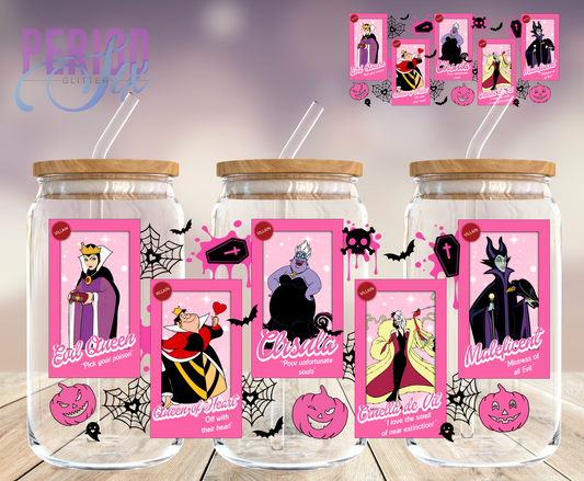 Disney Villains (Barbie Style) UV DTF Wrap