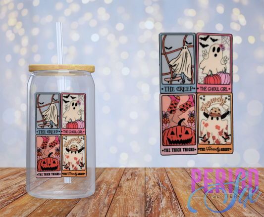 Halloween Card UV DTF Decal