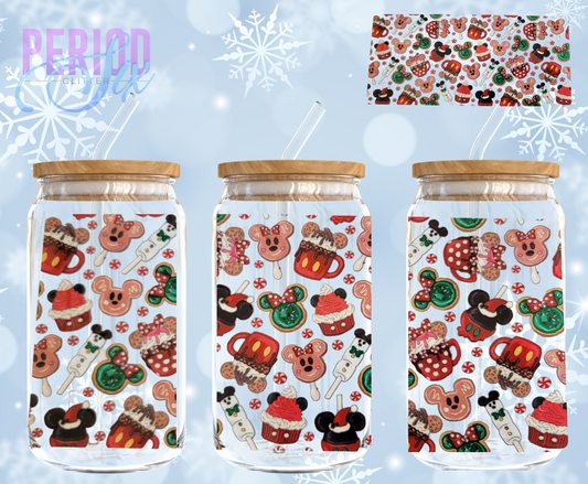 Mini Disney Holiday Treats UV DTF Wrap