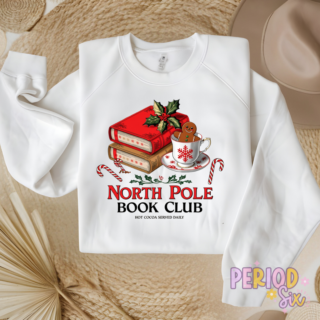 North Pole Book Club Heat Transfer DTF