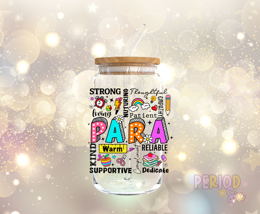 Para Professional Collage UV DTF Decal