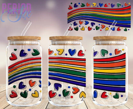 Pride Wave (Single) UV DTF Wrap