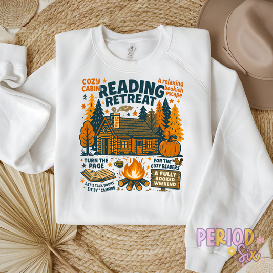 Reading Retreat Cabin Heat Transfer DTF