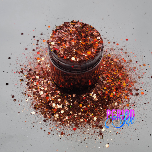 Spiced Pumpkin Chunky Mix Holographic Glitter