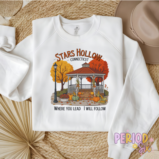 Stars Hollow Gazebo (Fall) Heat Transfer DTF
