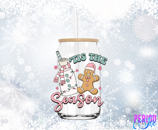 Tis The Season - Gingerbread Man UV DTF Decal