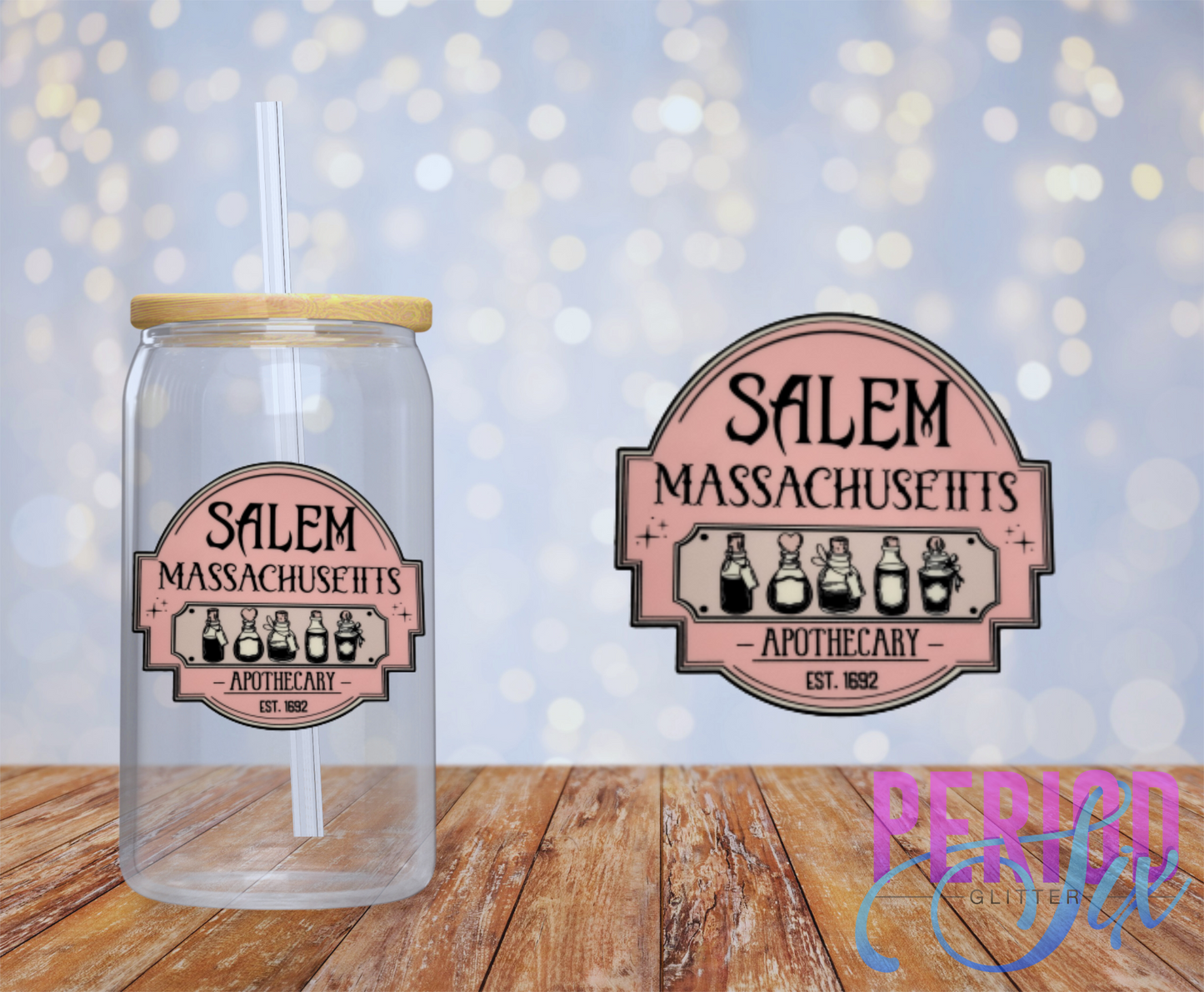 Salem Apothecary UV DTF Decal