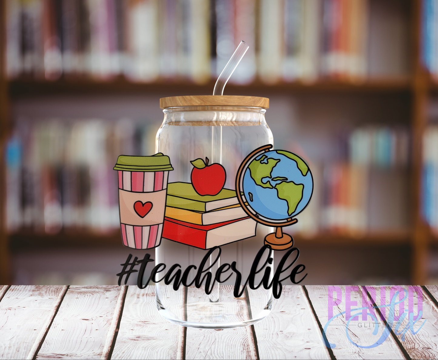 Teacher Life UV DTF Decal