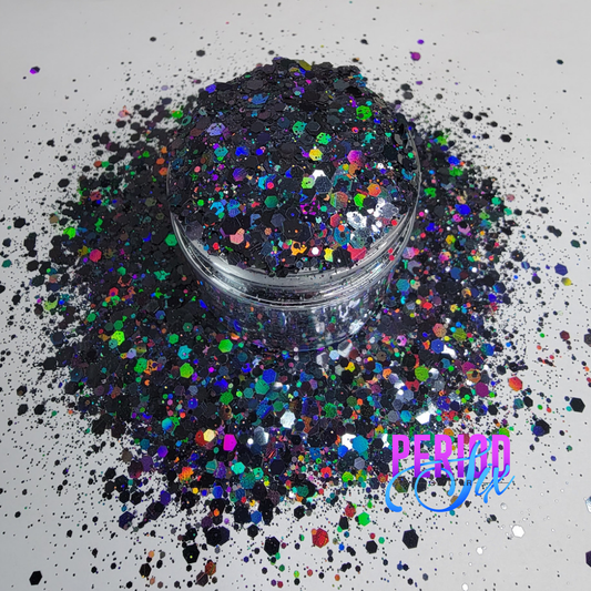 Black to the Future Chunky Holo Glitter