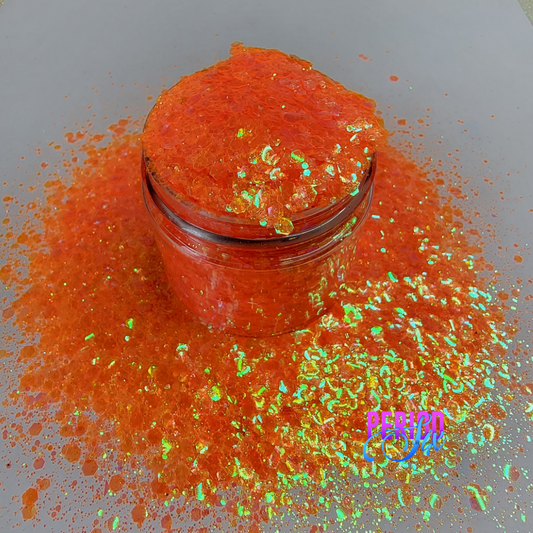 Orange Crush Chunky Iridescent Glitter