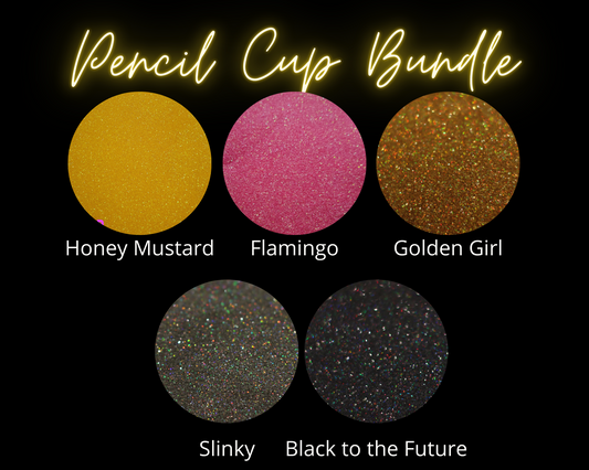 Glitter Pencil Cup Bundle